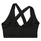 Series 8 Fitness Black Twist Front Crisscross Back Ladies Sports Bra Assorted Sizes 2 Small UPC # 192234282484, 4 Med. UPC # 1922342823477, 4 Large UPC # 192234282460, 2 X Large UPC # 1922342823453